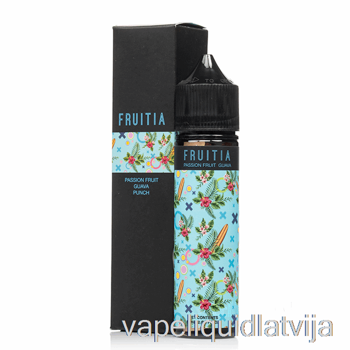 Marakujas Gvajaves Punšs - Fruitia - 60ml 0mg Vape šķidrums